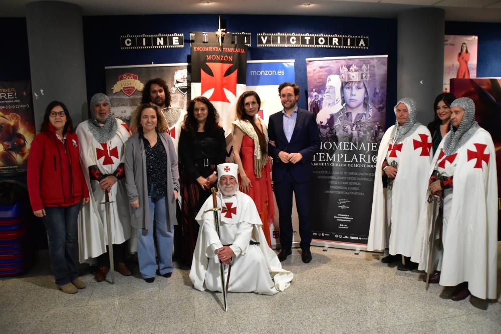 Imagen Monzón acogía la presentación en Aragón del documental ‘Los Caballeros de Santiago’