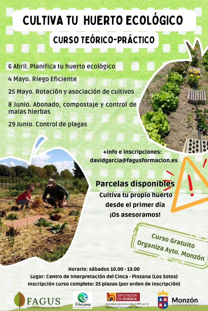 Imagen Nuevo curso sobre el cultivo de un huerto ecológico