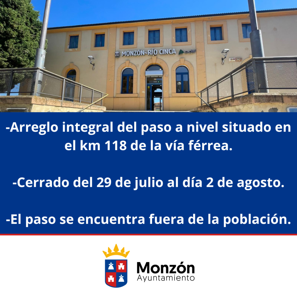 Imagen Cierre paso a nivel