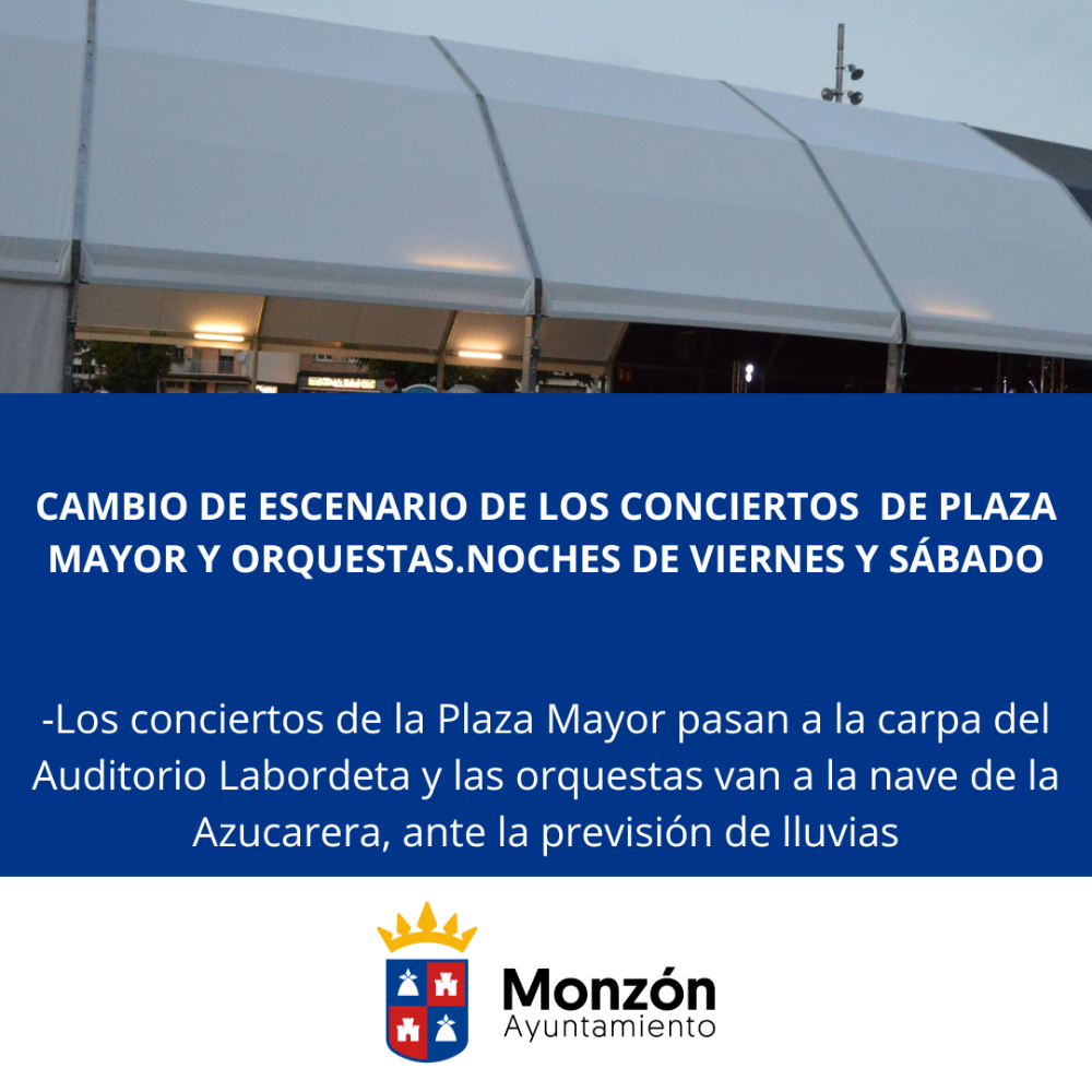 Imagen Cambio de ubicación de las orquestas y conciertos plaza Mayor de San Mateo