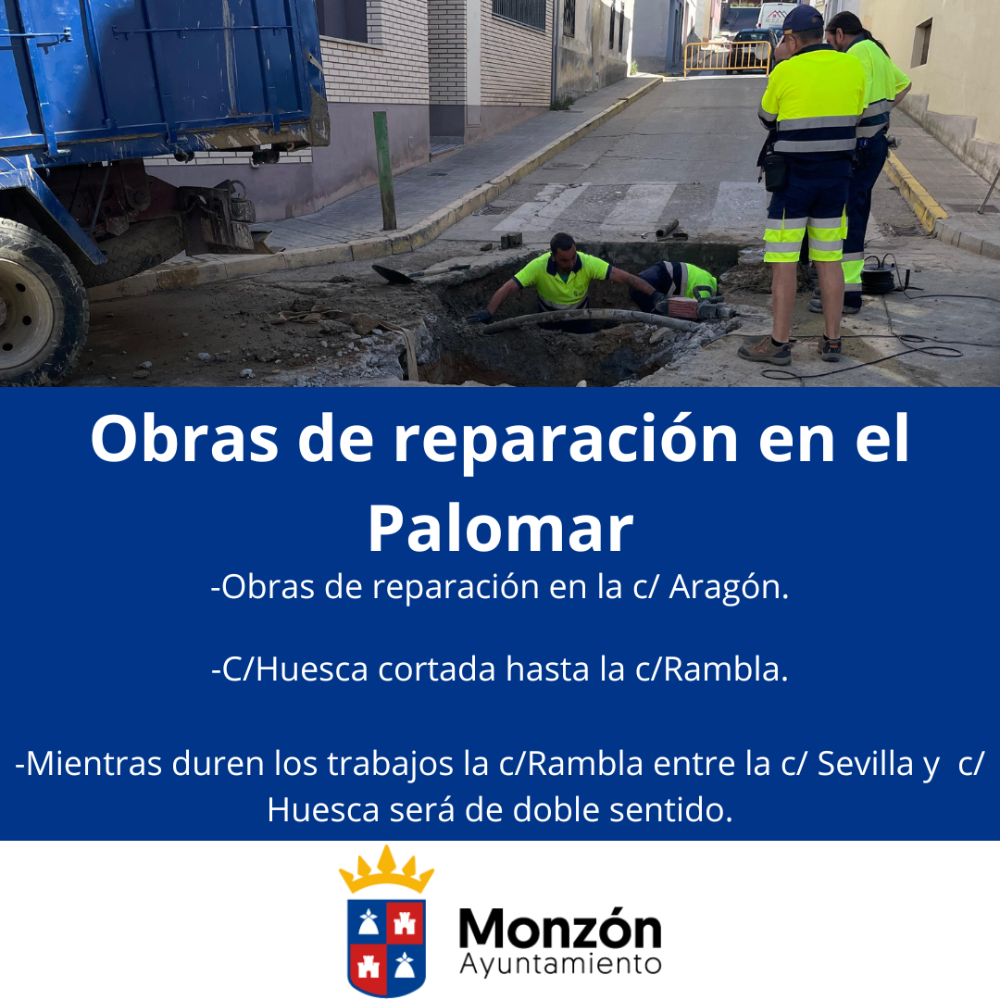 Imagen Obras reparación en El Palomar