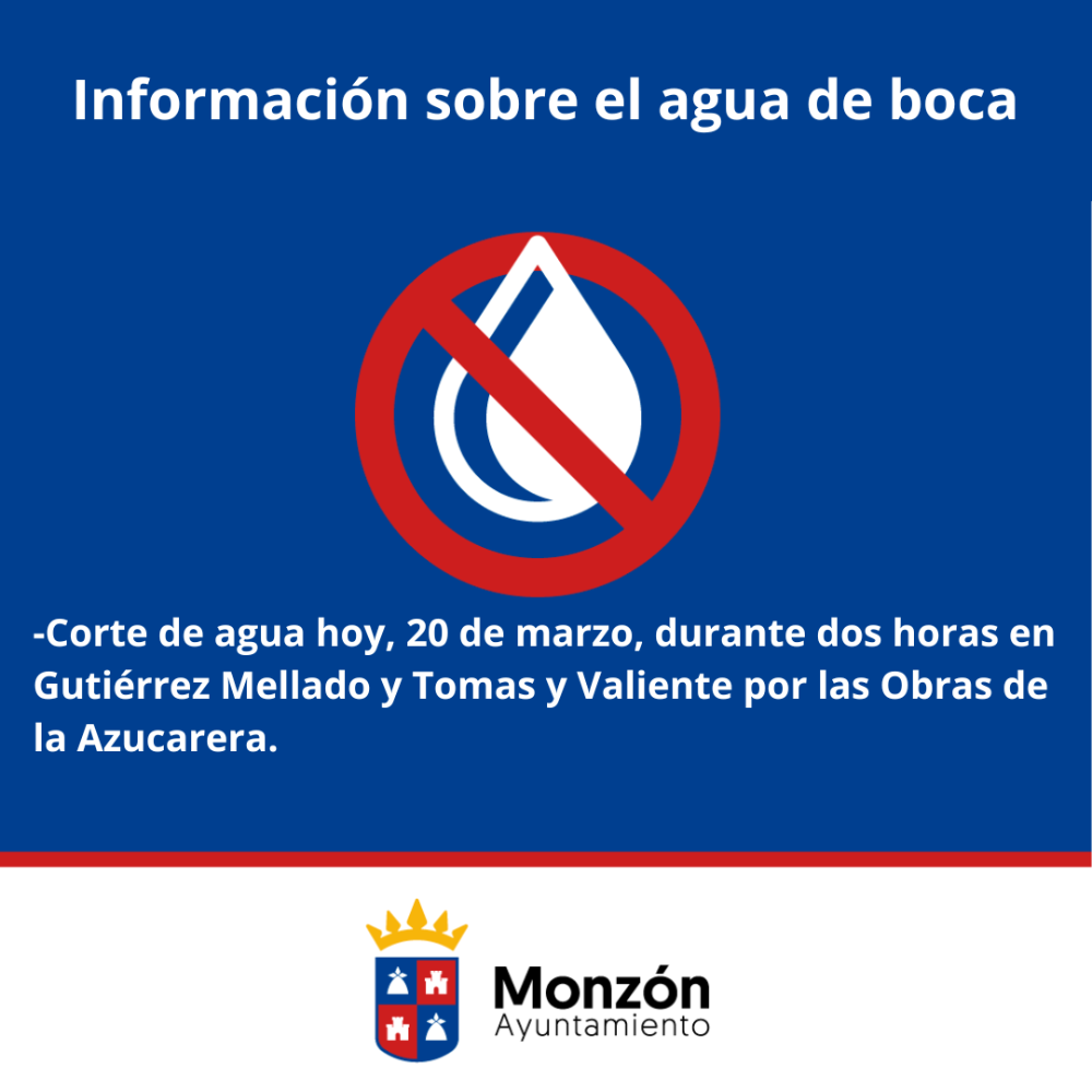 Imagen Corte de agua