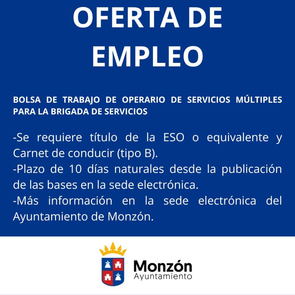 Imagen Oferta de Empleo