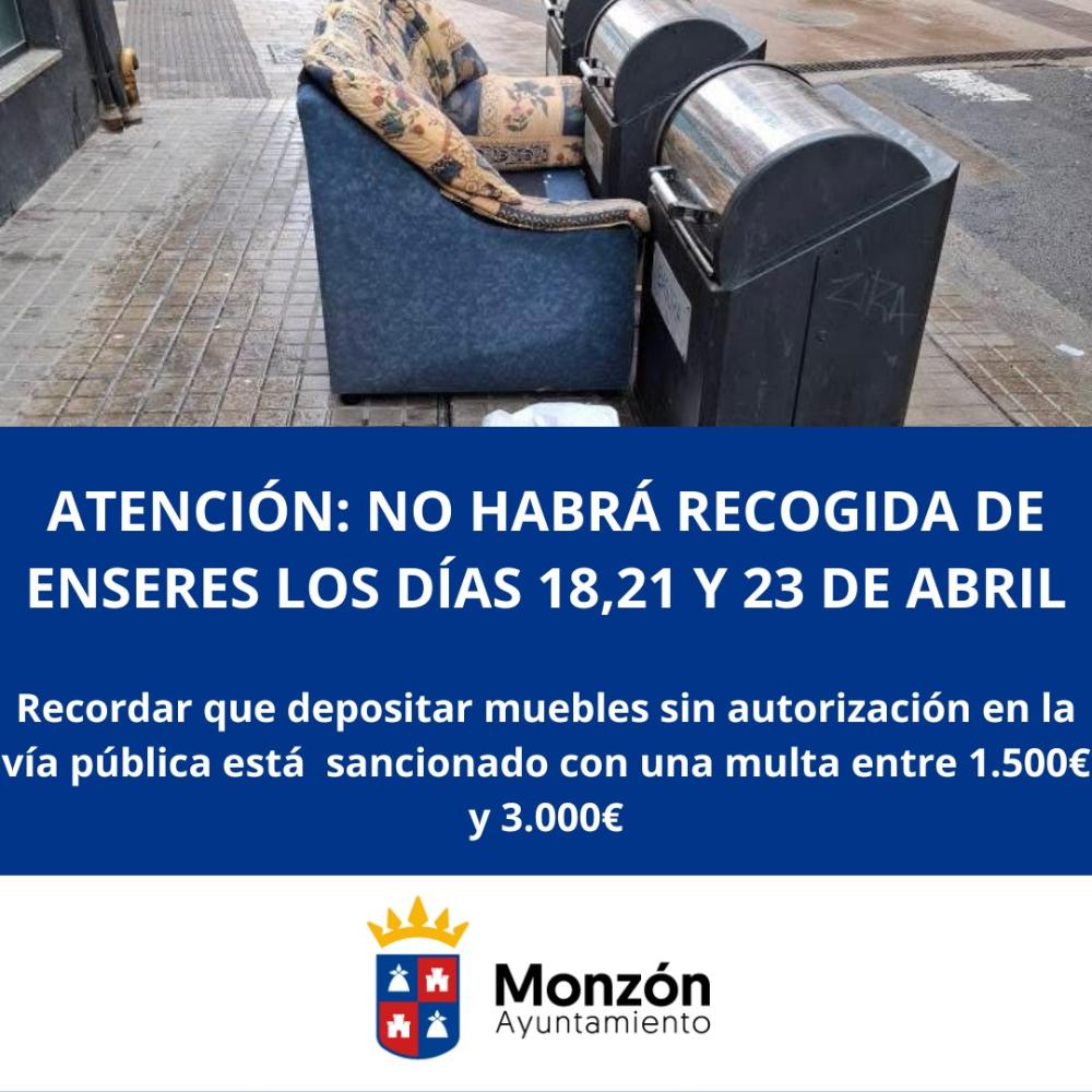 Imagen No hay recogida de enseres