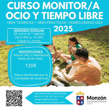 Image Curso Monitor Tiempo Libre 2025 1080x1080 (1)