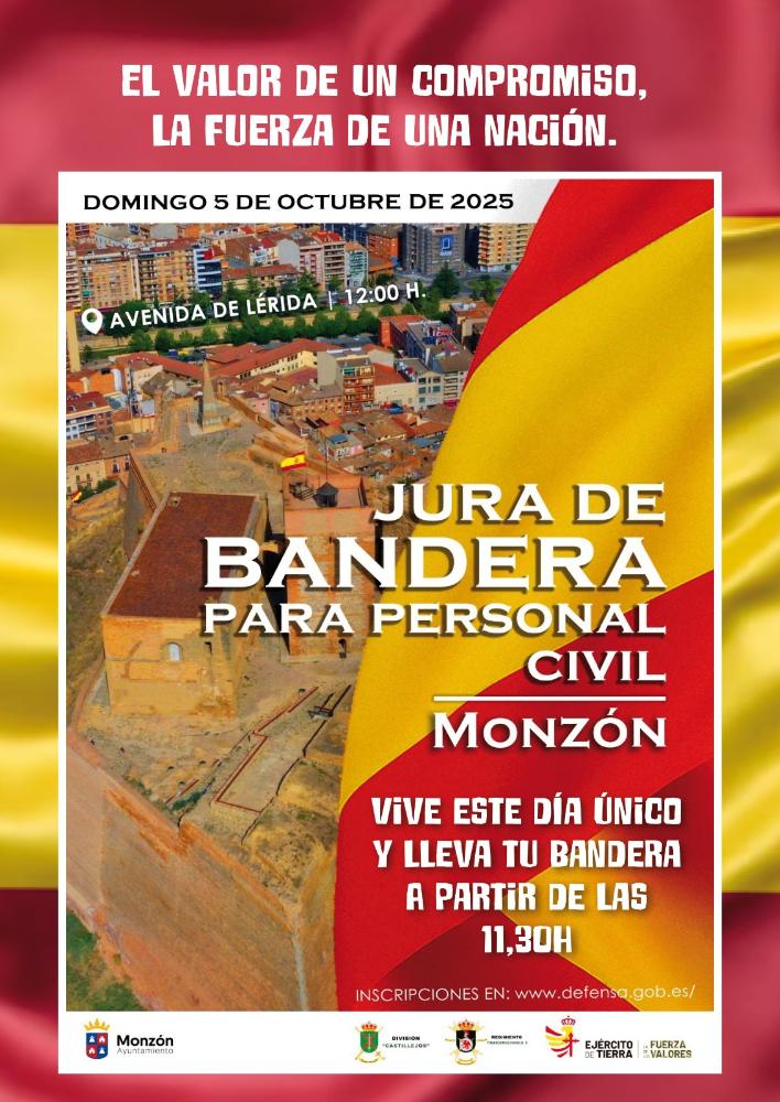 Imagen El Regimiento de Transmisiones 1 y la Legión desfilarán en la primera jura de bandera de personal civil en Monzón