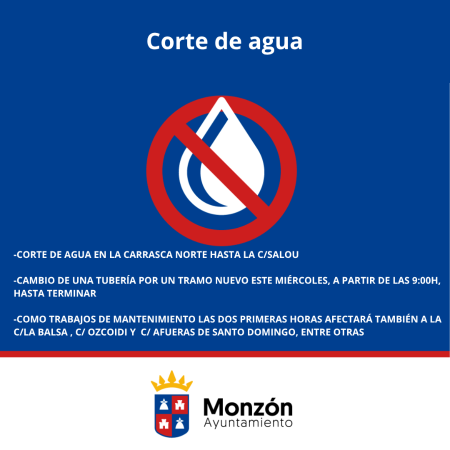 Imagen Corte de agua