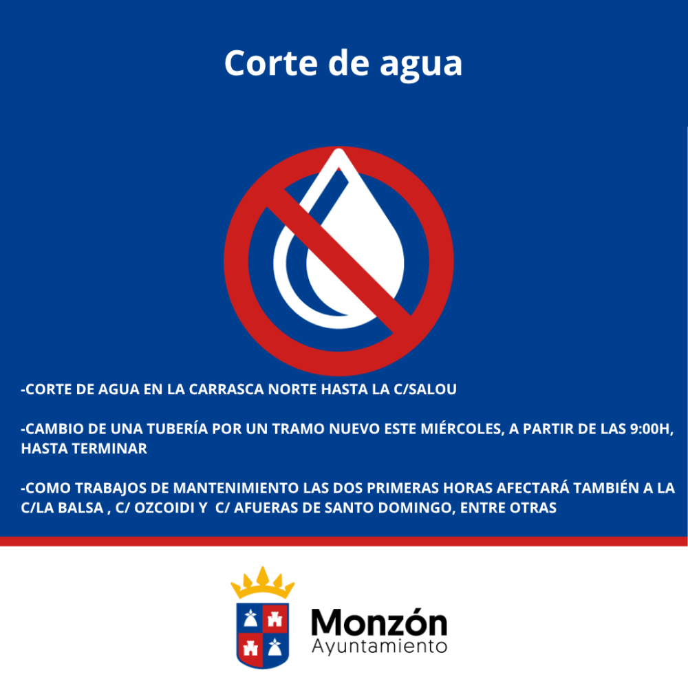 Imagen Corte de agua