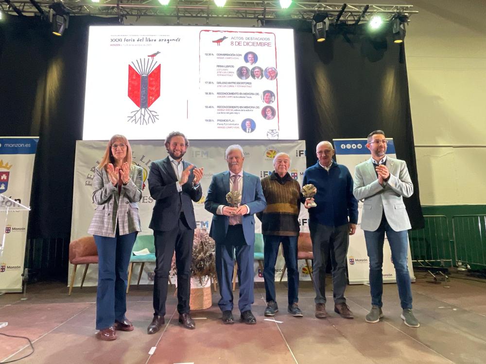 Imagen La Feria del Libro Aragonés cierra su XXXI edición reivindicando el talento de los escritores de Aragón