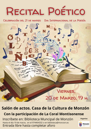 Image Cartel A3 Recital Poético