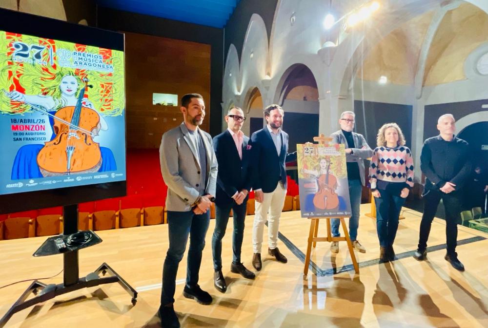 Imagen Monzón será el escenario de la edición XXVII de los premios de la música aragonesa