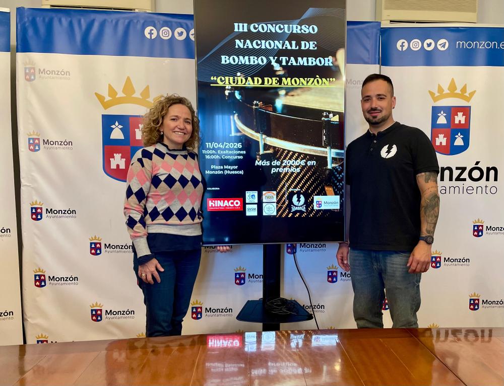 Imagen El III Concurso Nacional de Bombo y Tambor ‘Ciudad de Monzón’ se consolida entre las bandas