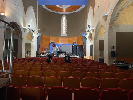 Imagen Todo listo para la celebración de la gala de los premios de la música...