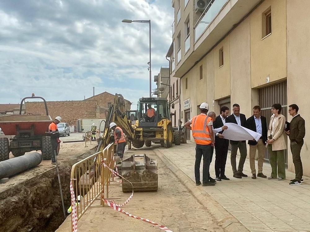 Imagen Iniciadas las obras de las instalaciones urbanas del segundo instituto de Monzón