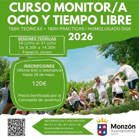 Imagen Curso de Monitor de Tiempo Libre en Monzón