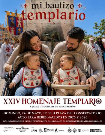 Imagen Abierto el plazo para inscribirse en ‘Mi Bautizo Templario’