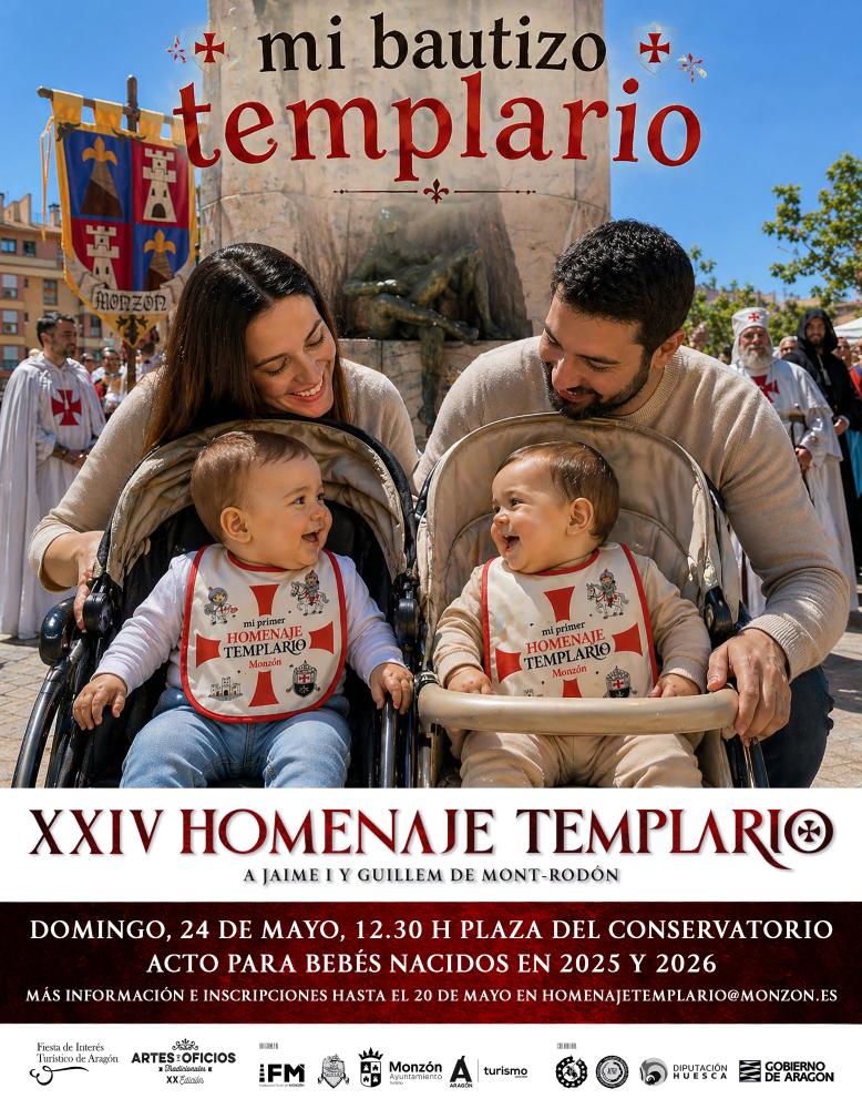 Imagen Abierto el plazo para inscribirse en ‘Mi Bautizo Templario’