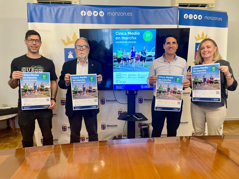 Imagen Monzón se vuelve a poner “en marcha contra el cáncer”