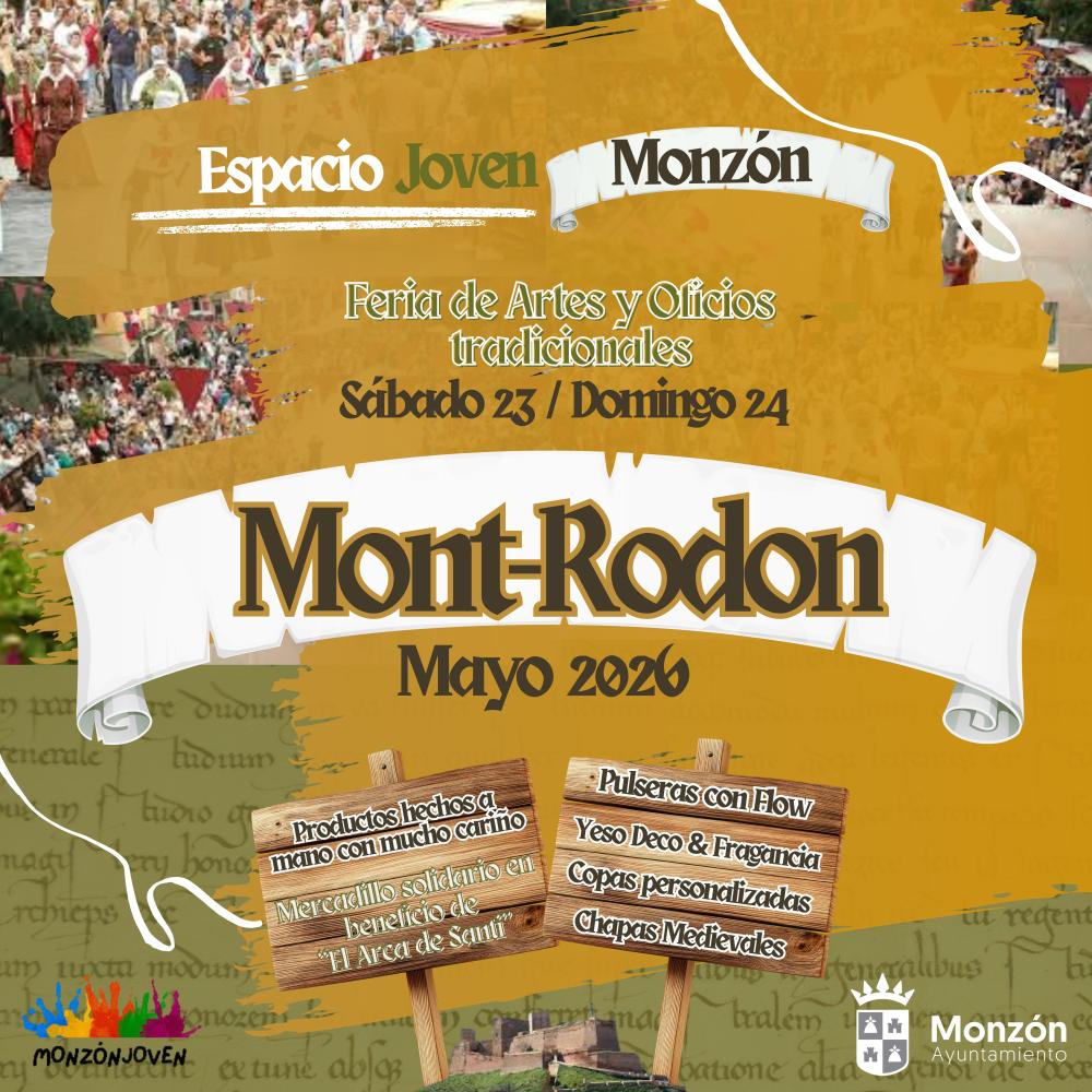 Imagen Jóvenes voluntarios del Espacio Joven contarán con un puesto solidario a favor de “El Arca de Santi” en la Feria de Artes y Oficios de Mont-Rodón