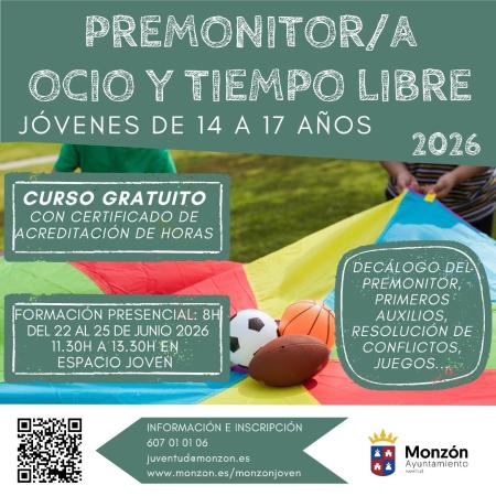 Imagen Curso de premonitor de Tiempo Libre
