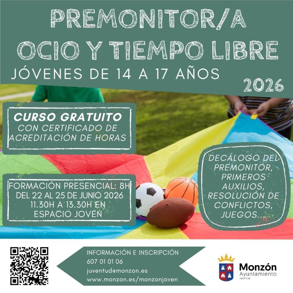 Imagen Curso de premonitor de Tiempo Libre