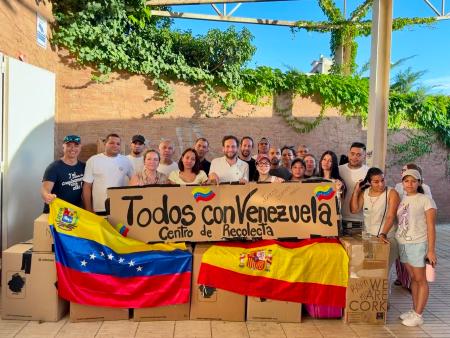 Imagen Monzón habilita un punto de ayuda para la comunidad venezolana