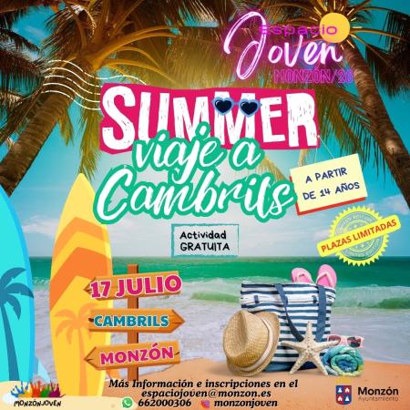 Imagen Viaje a la playa de Cambrils #monzónjoven