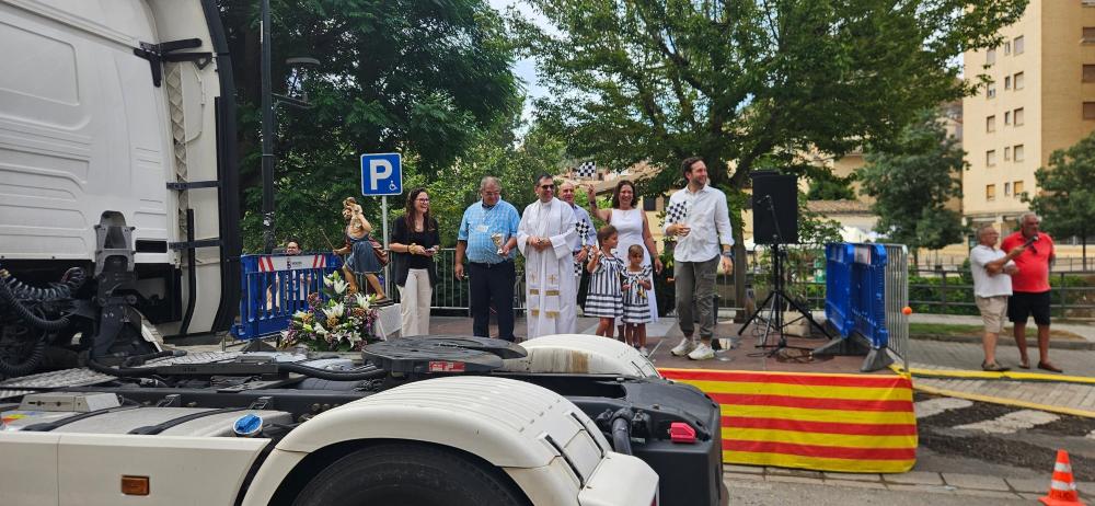 Imagen Los transportistas de Monzón vuelven a celebrar San Cristóbal