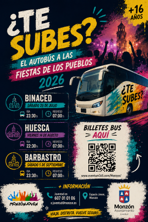 Imagen El programa ¿Te subes? Llevará a los jóvenes a las fiestas de Binaced,...