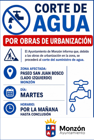 Imagen Corte de Agua