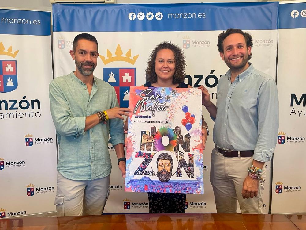 Imagen ‘San Mateo Vibra’ de Noemí Ruiz, cartel oficial de las fiestas de Monzón