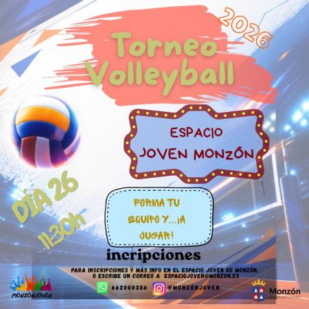 260826_Cartel Torneo de volleyball (1080 x 1080 px)