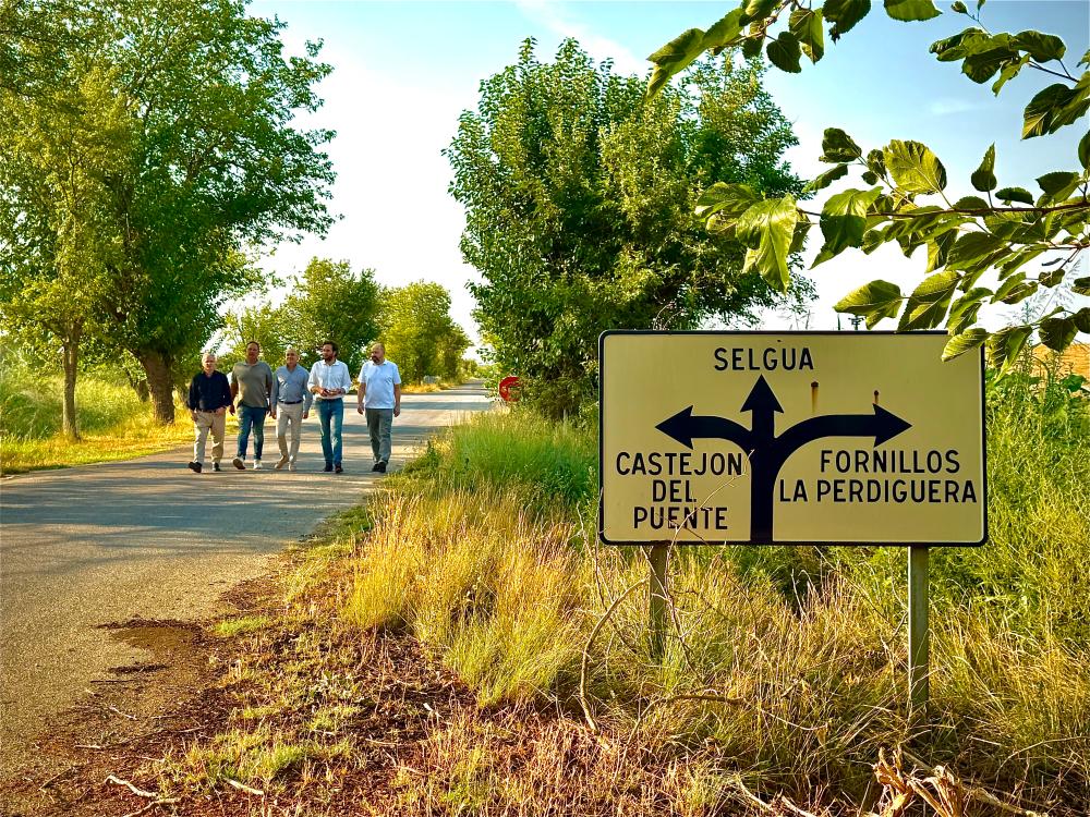 Imagen La Diputación aborda la renovación integral de la conexión entre Castejón del Puente y Selgua