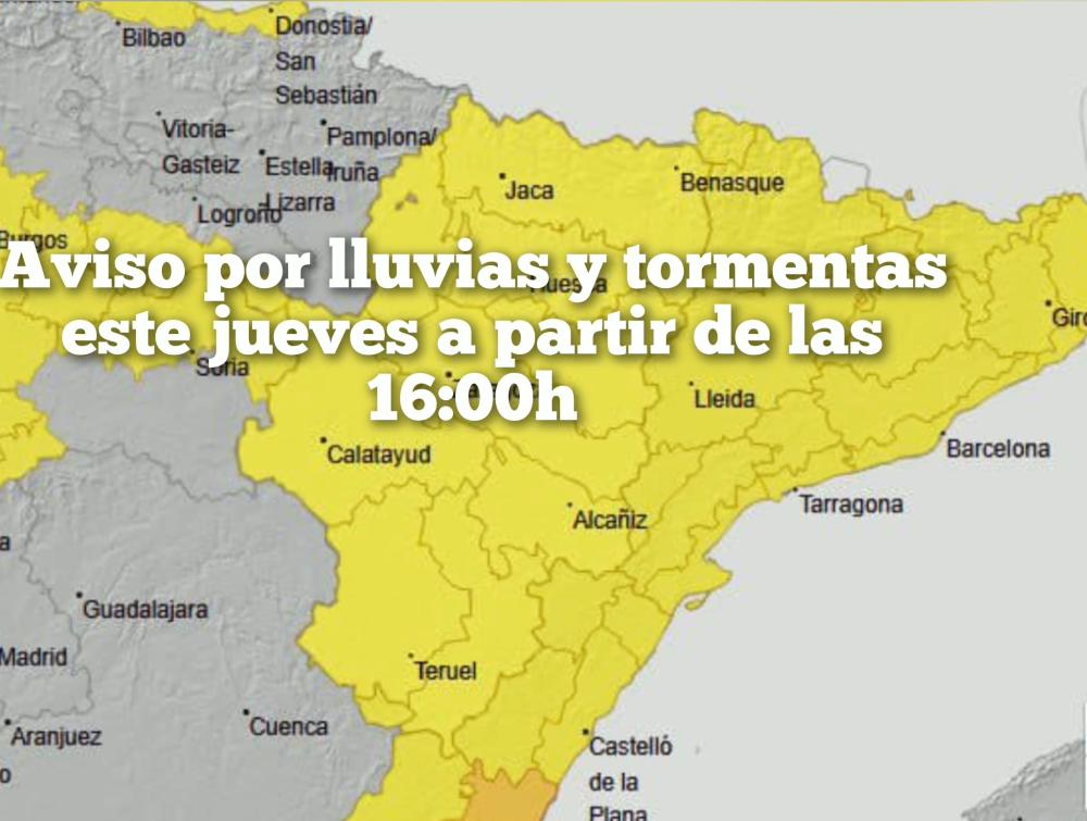 Imagen Aviso lluvias