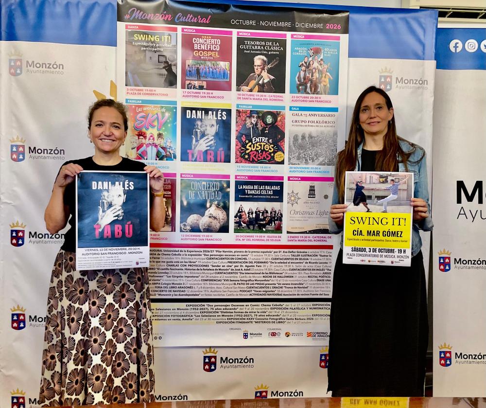 Imagen Música y aniversarios para cerrar #MonzónCultural 2026