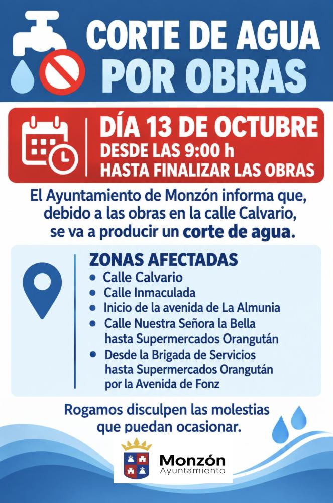 Imagen Corte de Agua