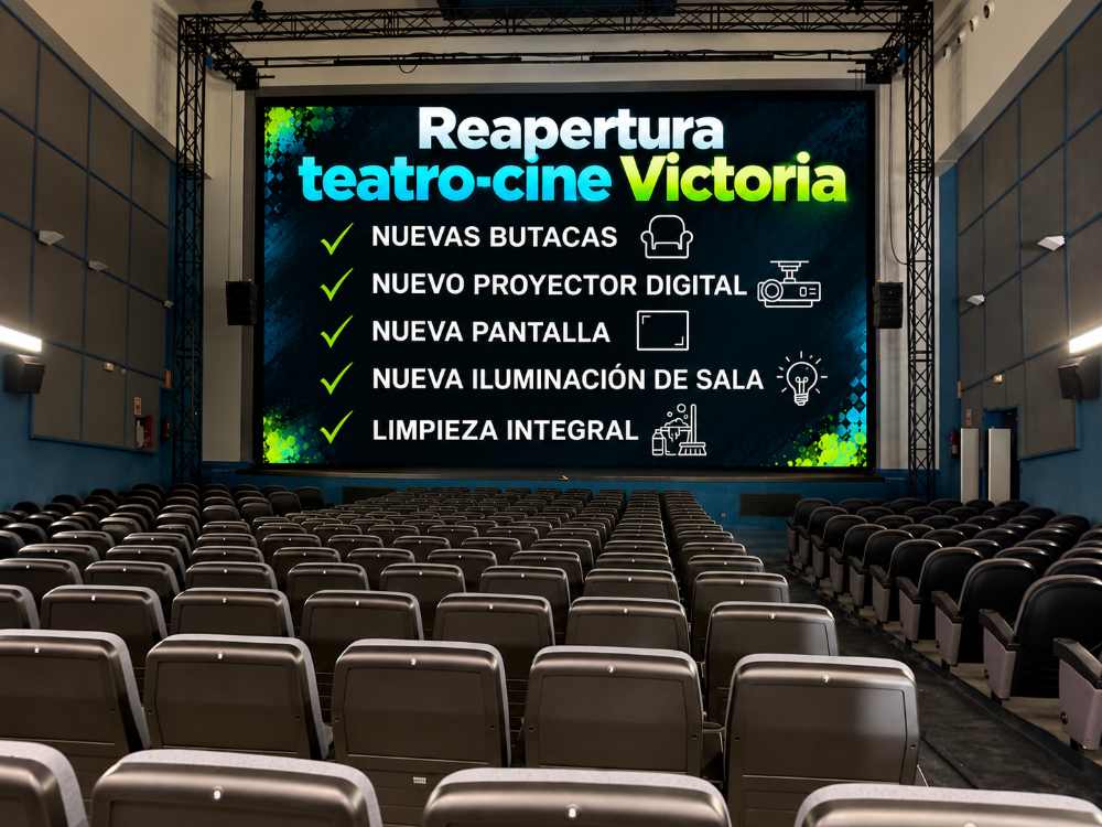 Imagen El Teatro Cine Victoria se reabre al público este viernes