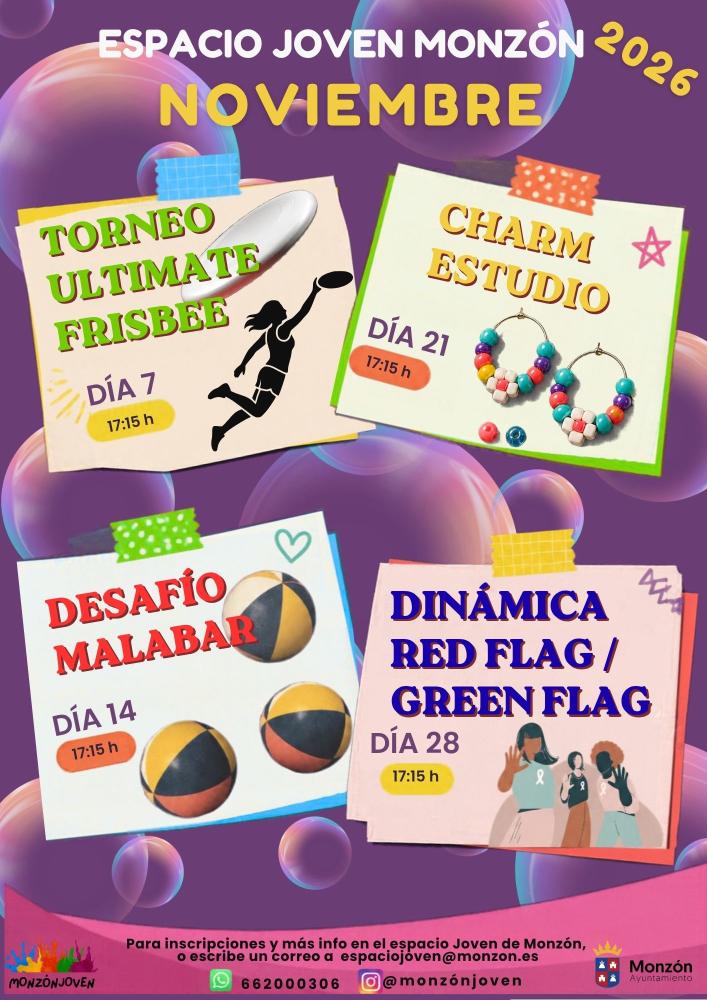 Imagen Actividades Espacio Joven noviembre